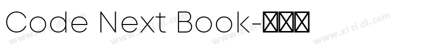 Code Next Book字体转换